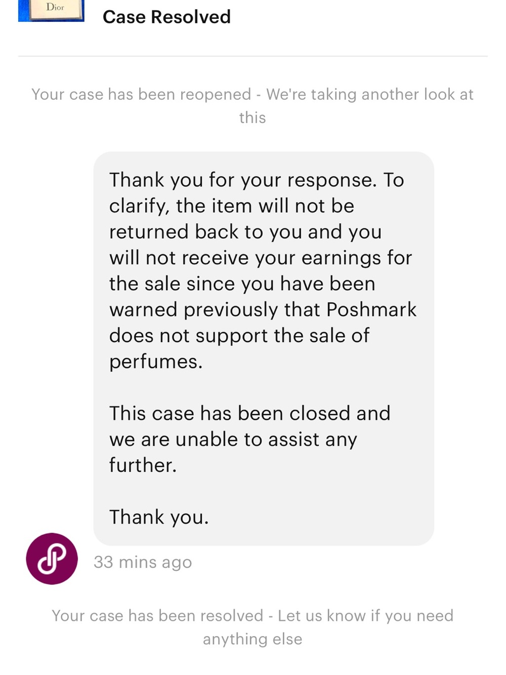 DIOR , sold but DIDN’T GET ANY FUNDS from it because of P rules” BE AWARE - Picture 14 of 16
